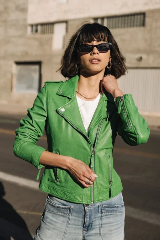 Jackets & Blazers*Freeman T. Porter Kristen Leather killygreen