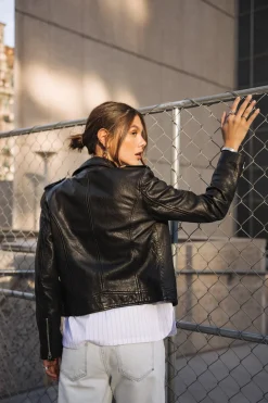 Jackets & Blazers*Freeman T. Porter Kristen Leather black