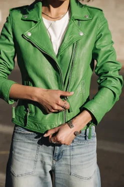 Jackets & Blazers*Freeman T. Porter Kristen Leather killygreen