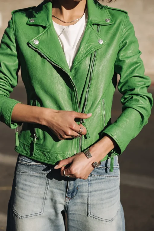Jackets & Blazers*Freeman T. Porter Kristen Leather killygreen