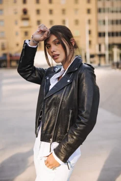 Jackets & Blazers*Freeman T. Porter Kristen Leather black