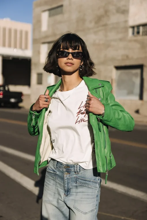 Jackets & Blazers*Freeman T. Porter Kristen Leather killygreen