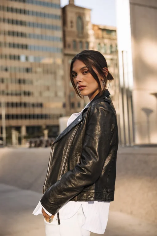 Jackets & Blazers*Freeman T. Porter Kristen Leather black