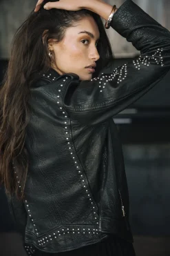 Jackets & Blazers*Freeman T. Porter Kristen Leather Claws anthra