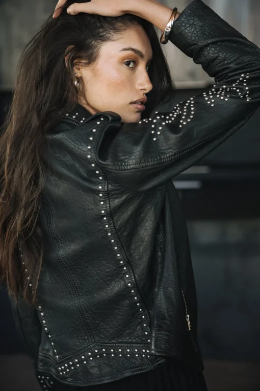 Jackets & Blazers*Freeman T. Porter Kristen Leather Claws anthra