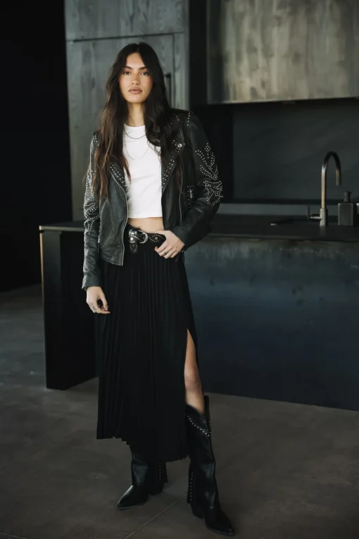 Jackets & Blazers*Freeman T. Porter Kristen Leather Claws anthra