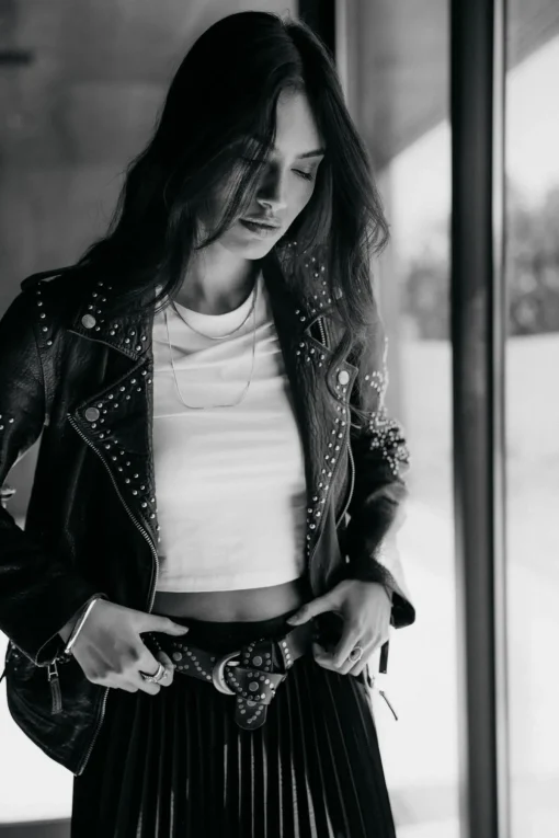 Jackets & Blazers*Freeman T. Porter Kristen Leather Claws anthra