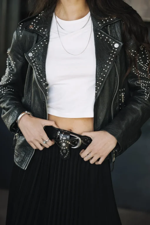 Jackets & Blazers*Freeman T. Porter Kristen Leather Claws anthra