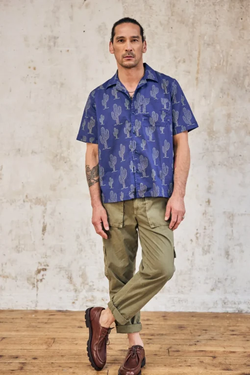 Shirts*Freeman T. Porter Kyan Cactus navy