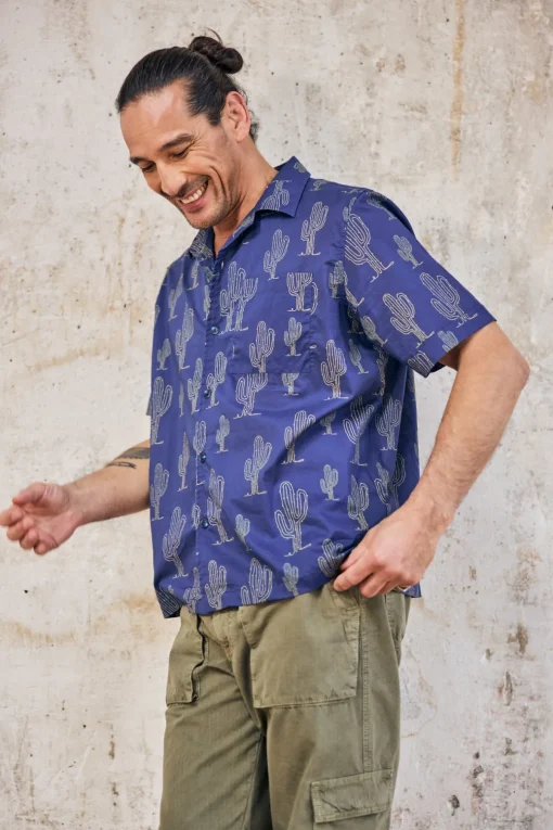 Shirts*Freeman T. Porter Kyan Cactus navy