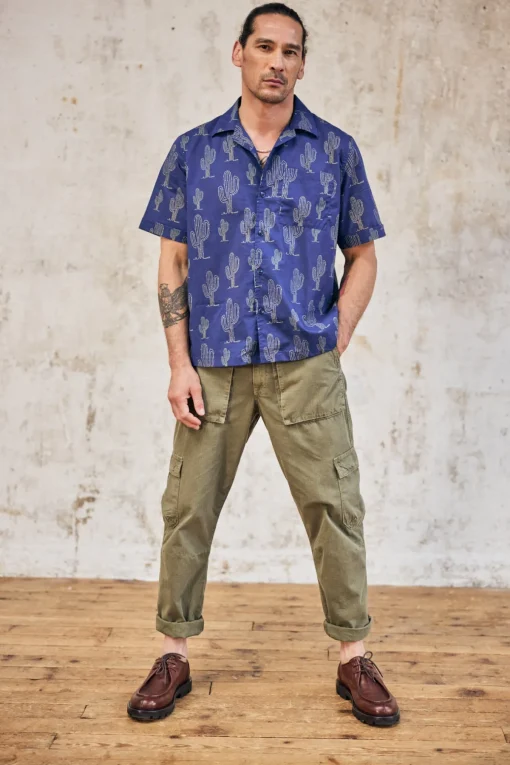 Shirts*Freeman T. Porter Kyan Cactus navy