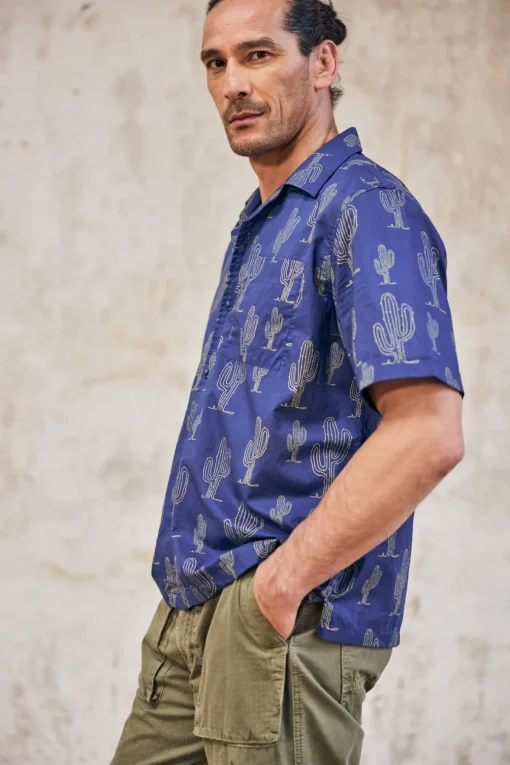 Shirts*Freeman T. Porter Kyan Cactus navy
