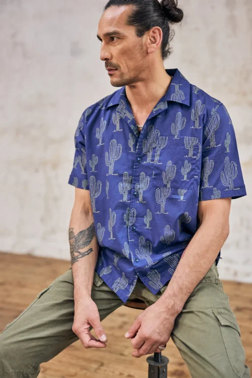 Shirts*Freeman T. Porter Kyan Cactus navy