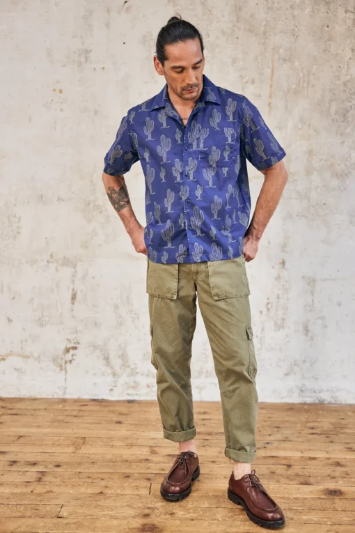 Shirts*Freeman T. Porter Kyan Cactus navy