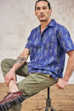 Shirts*Freeman T. Porter Kyan Cactus navy
