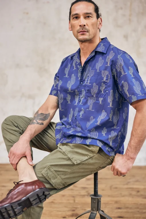 Shirts*Freeman T. Porter Kyan Cactus navy