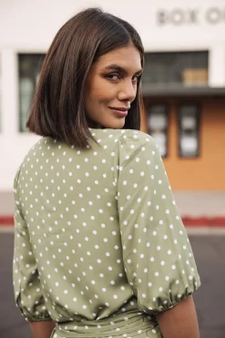 Dresses & Skirts*Freeman T. Porter Laurence Dots lightkhaki