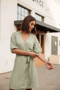 Dresses & Skirts*Freeman T. Porter Laurence Dots lightkhaki