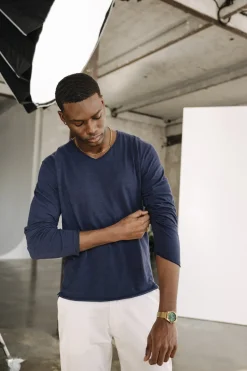 T-Shirts & Polos*Freeman T. Porter Leandro Kansas navalblue