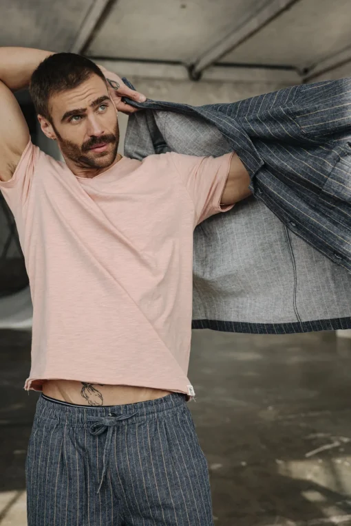 T-Shirts & Polos*Freeman T. Porter Leandro Kansas dustypink