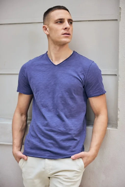 T-Shirts & Polos*Freeman T. Porter Leandro Kansas vintageindigo