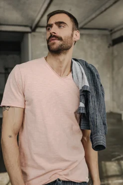 T-Shirts & Polos*Freeman T. Porter Leandro Kansas dustypink