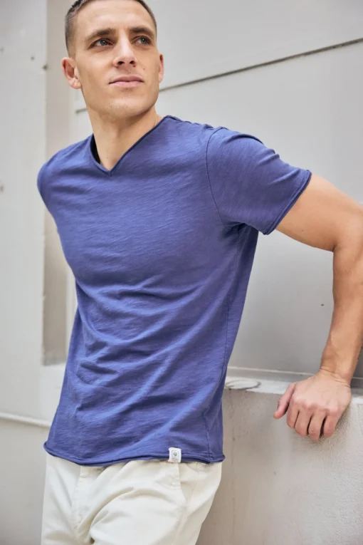 T-Shirts & Polos*Freeman T. Porter Leandro Kansas vintageindigo