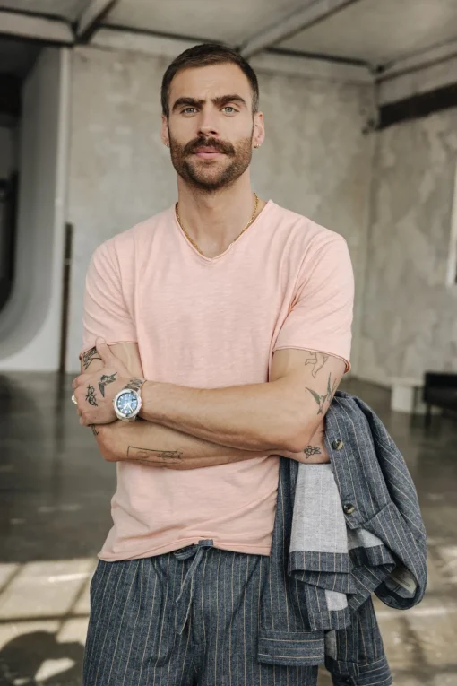 T-Shirts & Polos*Freeman T. Porter Leandro Kansas dustypink