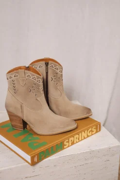 Shoes*Freeman T. Porter Luana Suede Cut mushroom