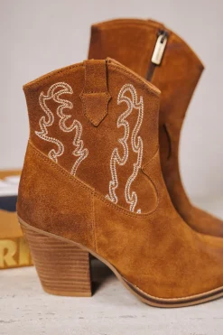 Shoes*Freeman T. Porter Luana Suede Embro cognac
