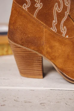 Shoes*Freeman T. Porter Luana Suede Embro cognac