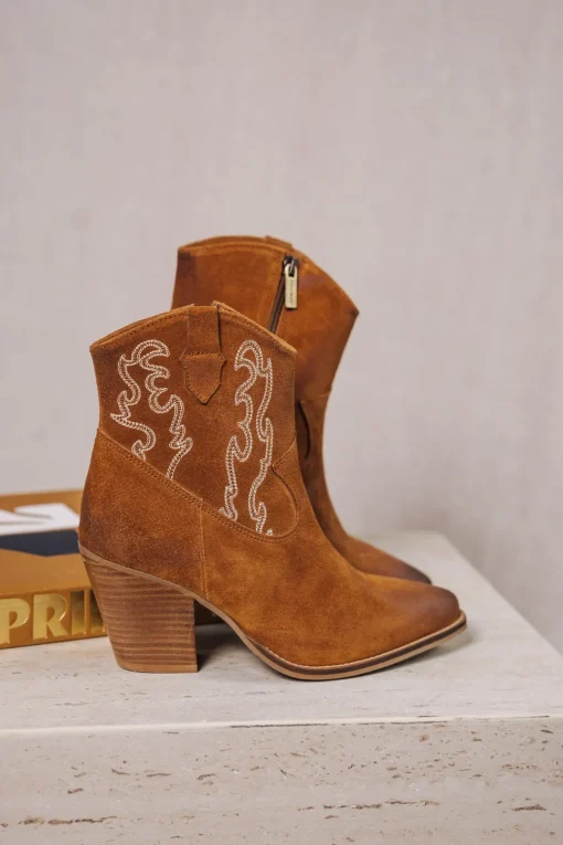 Shoes*Freeman T. Porter Luana Suede Embro cognac
