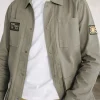 Jackets & Overshirts*Freeman T. Porter Luck Chevron dustyolive