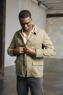 Jackets & Overshirts*Freeman T. Porter Luck Epic deeplichengreen