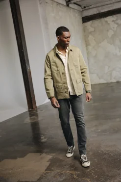 Jackets & Overshirts*Freeman T. Porter Luck Epic deeplichengreen