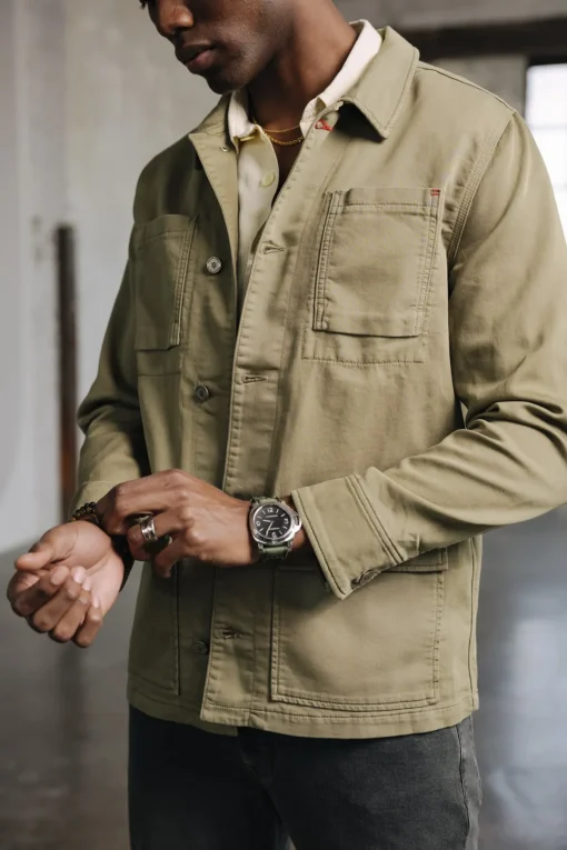 Jackets & Overshirts*Freeman T. Porter Luck Epic deeplichengreen