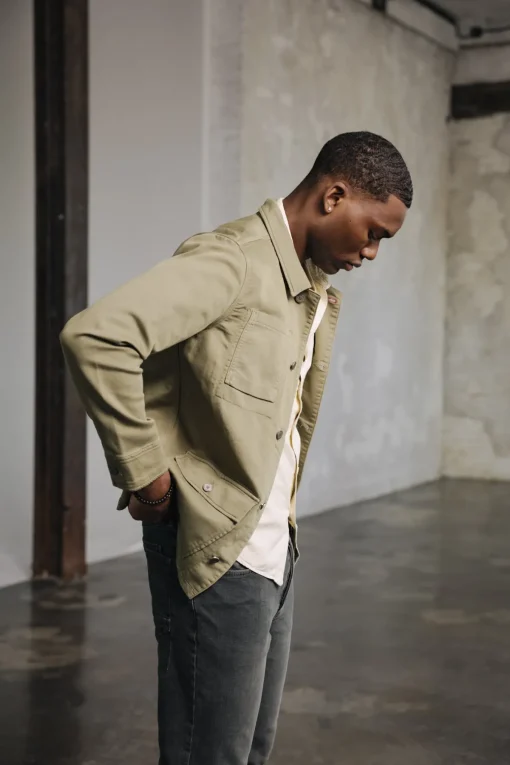 Jackets & Overshirts*Freeman T. Porter Luck Epic deeplichengreen