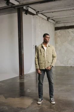 Jackets & Overshirts*Freeman T. Porter Luck Epic deeplichengreen