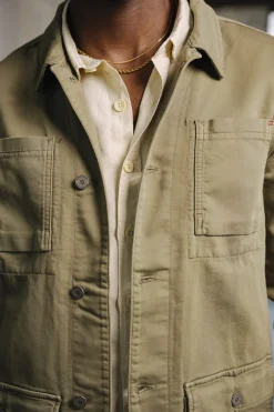 Jackets & Overshirts*Freeman T. Porter Luck Epic deeplichengreen