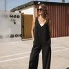 Overalls & Dungarees*Freeman T. Porter Mariam Plain Linen black