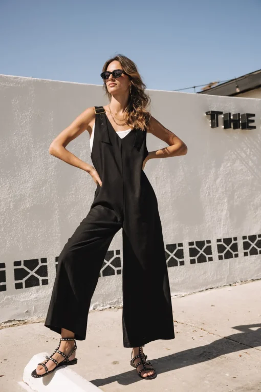 Overalls & Dungarees*Freeman T. Porter Mariam Plain Linen black