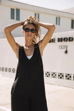 Overalls & Dungarees*Freeman T. Porter Mariam Plain Linen black