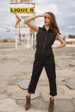 Overalls & Dungarees*Freeman T. Porter Martha Calvi black