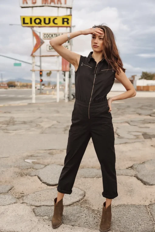 Overalls & Dungarees*Freeman T. Porter Martha Calvi black