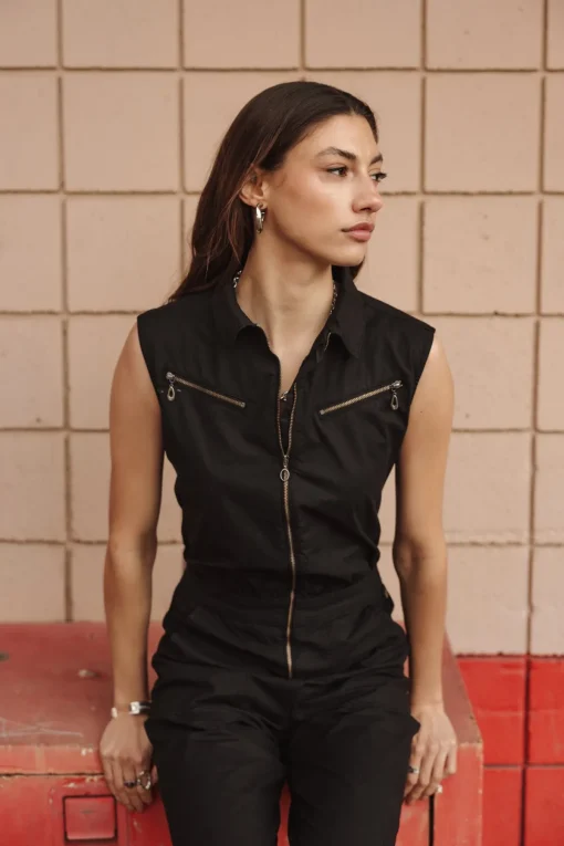 Overalls & Dungarees*Freeman T. Porter Martha Calvi black