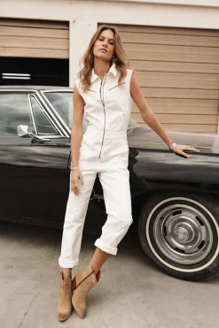 Overalls & Dungarees*Freeman T. Porter Martha Calvi brightwhite