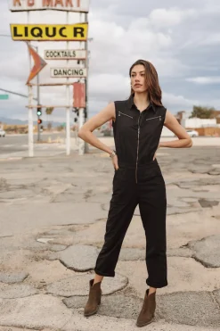Overalls & Dungarees*Freeman T. Porter Martha Calvi black