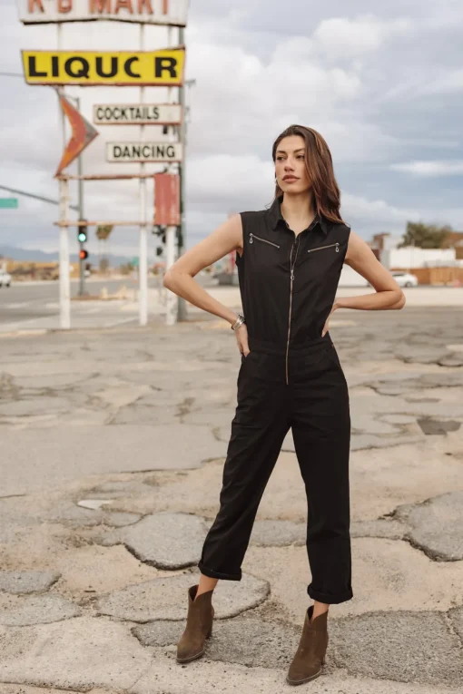 Overalls & Dungarees*Freeman T. Porter Martha Calvi black
