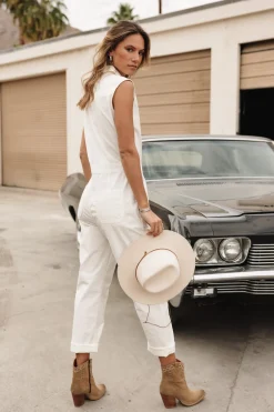 Overalls & Dungarees*Freeman T. Porter Martha Calvi brightwhite