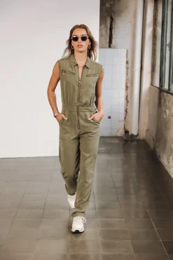 Overalls & Dungarees*Freeman T. Porter Martha Plain deeplichengreen